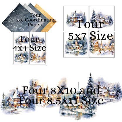 Digital DIY Decor Bundle | Winter Architecture
