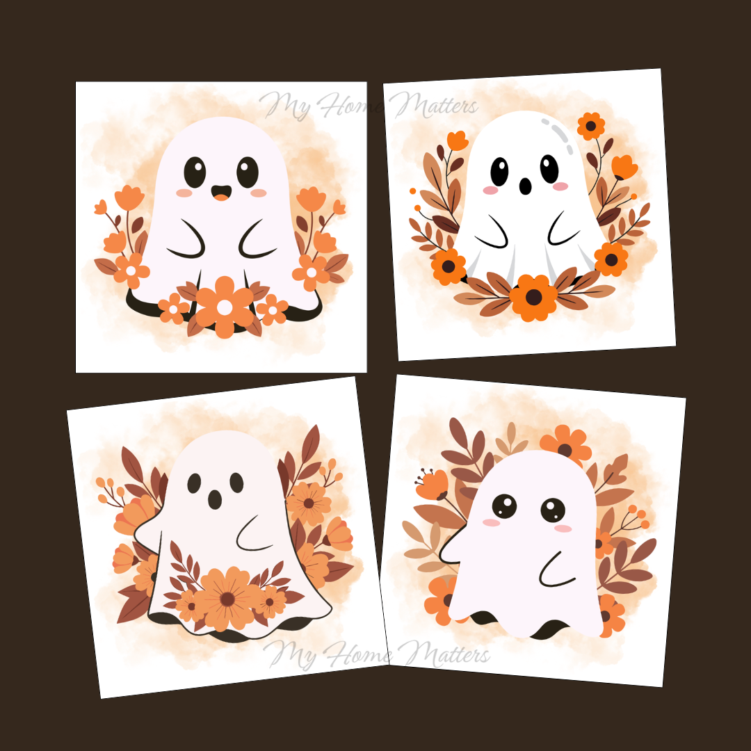 Digital DIY 4x4 Prints | Cozy Ghosts