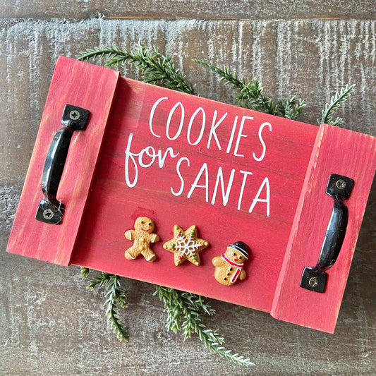 DIY Mini Tray - Cookies for Santa