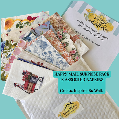 Napkin Bundle | Happy Mail Surprise Pack (FREE SHIPPING!)