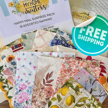 Napkin Bundle | Happy Mail Surprise Pack (FREE SHIPPING!)