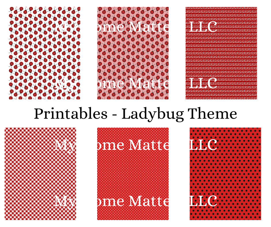 Ladybug Prints