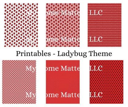 DIY Decor Bundle | Ladybug (Digital Printables)