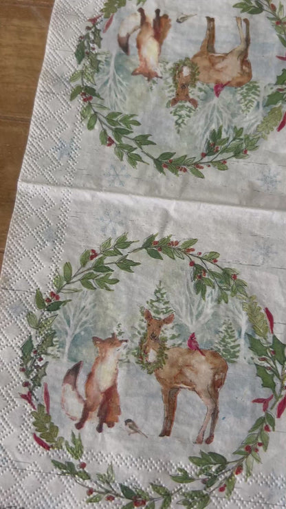 Napkin Bundle | Christmas Reindeer