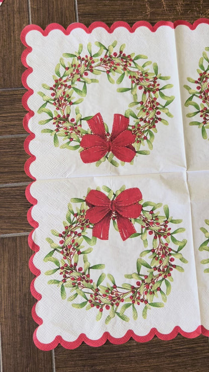 Napkin Bundle | Traditional Red & Green