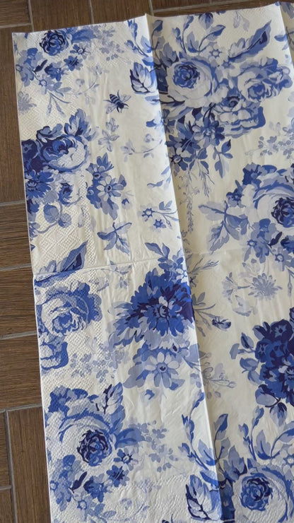 Napkin | Bold Blue Floral