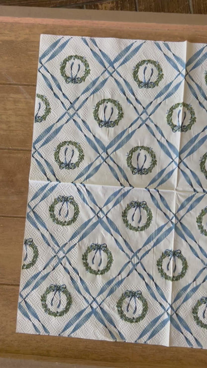 Napkin Bundle | Blue Christmas