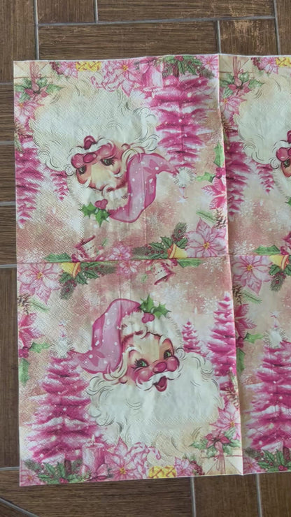Napkin Bundle | Pink Christmas