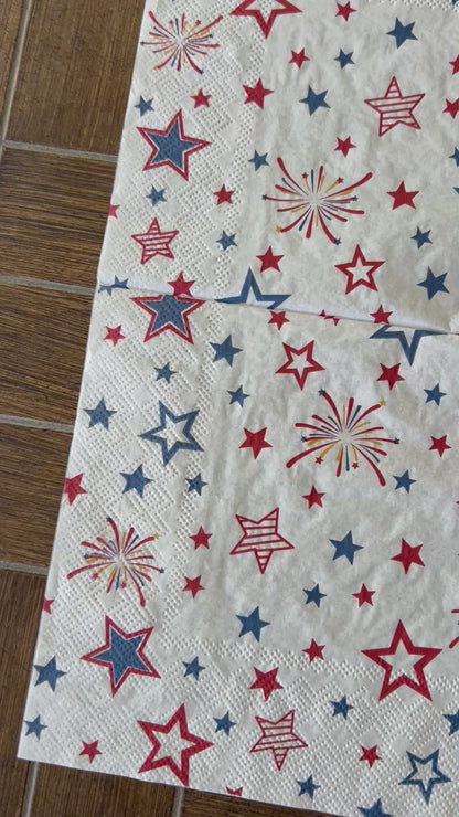 Napkin Bundle | Patriotic Stars