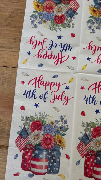 Napkin Bundle | Happy 4th of July