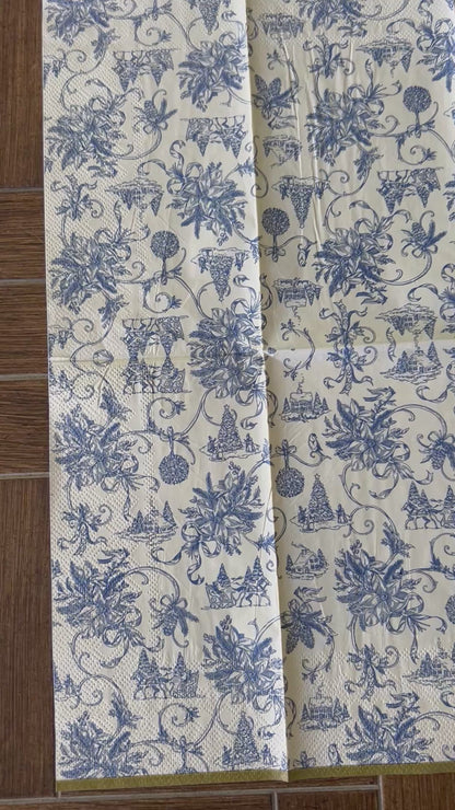 Napkin Bundle | Blue Christmas