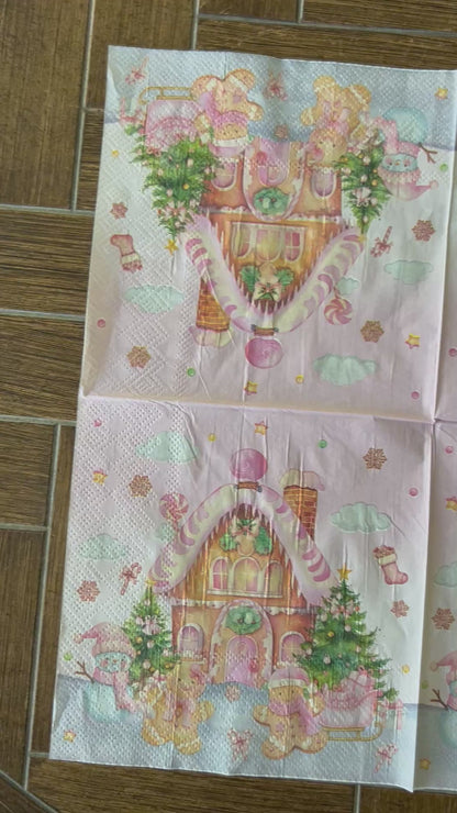 Napkin Bundle | Pink Christmas