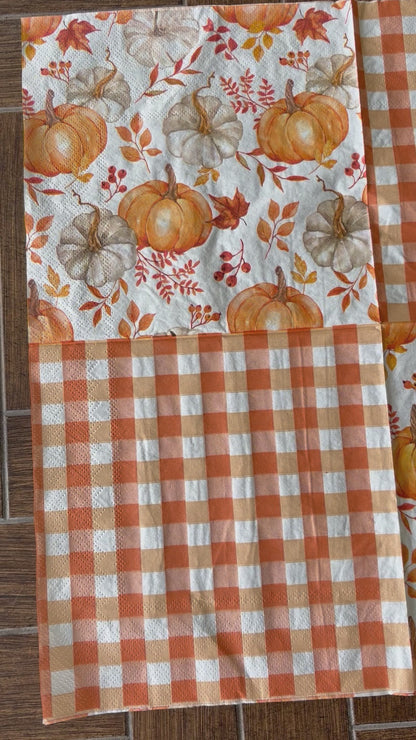 Napkin Bundle | Orange Autumn