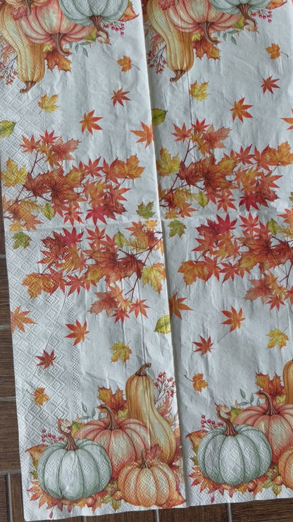 Napkin Bundle | Orange Autumn