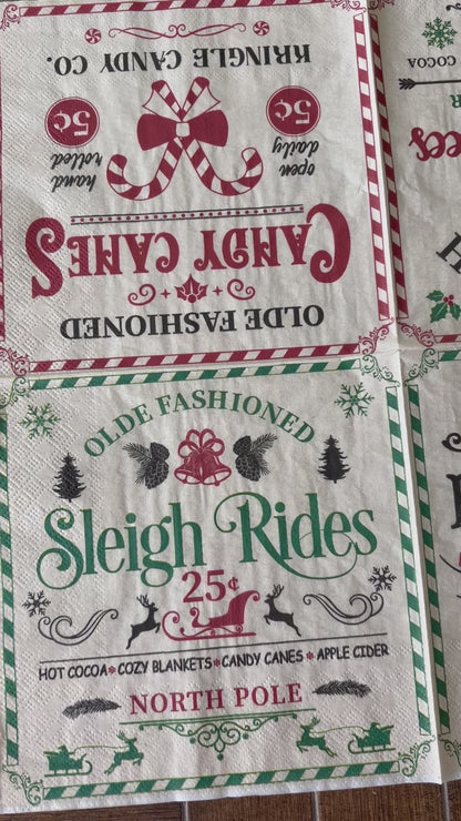 Napkin Bundle | Old Fashioned Farmhouse Christmas