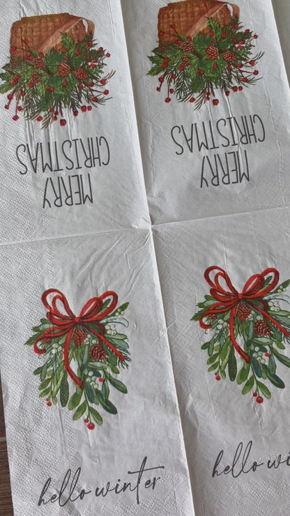 Napkin Bundle | Old Fashioned Farmhouse Christmas