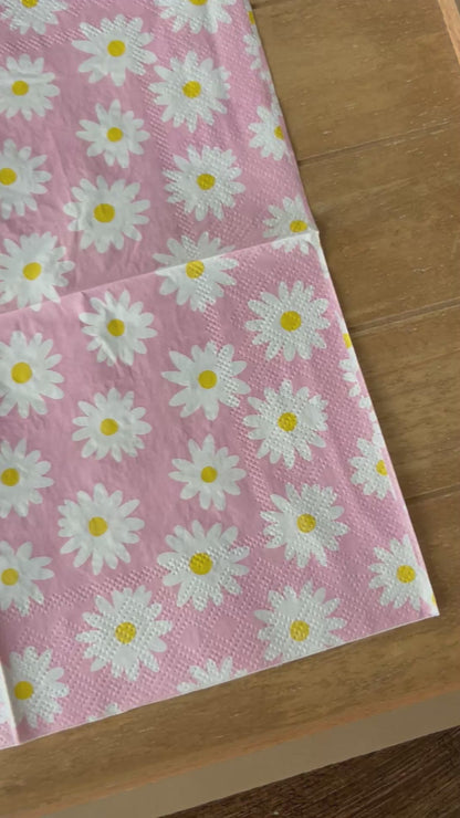 Napkin | Pink Daisy