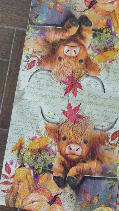 Napkin Bundle | Highland Cows