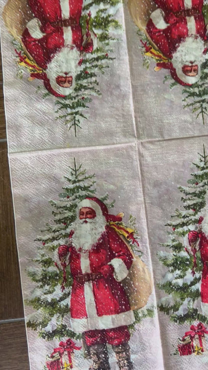 Napkin Bundle | Vintage Santas