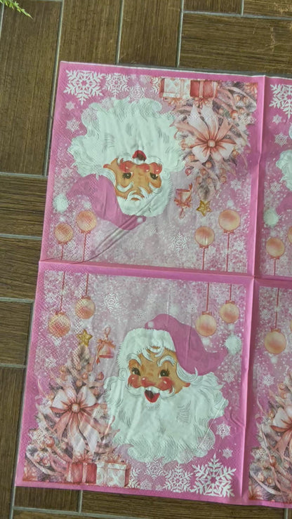 Napkin Bundle | Pink Christmas