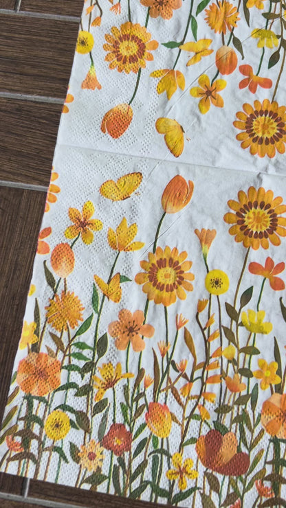 Napkin Bundle | Yellow Florals