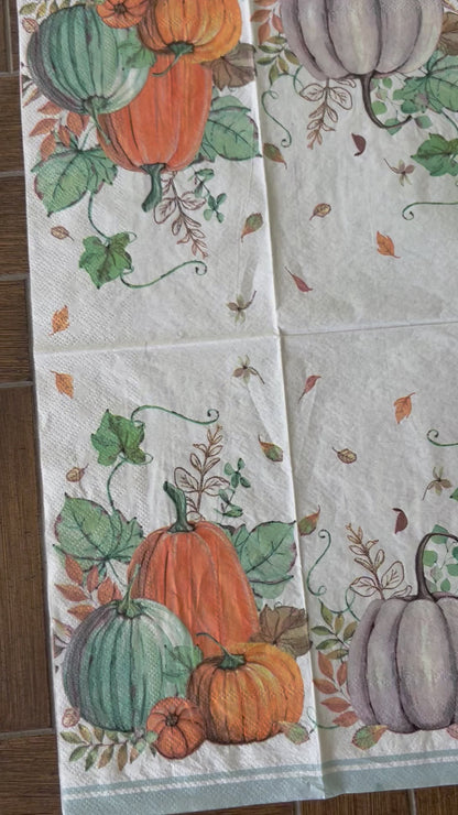 Napkin Bundle | Harvest Blue Pumpkin