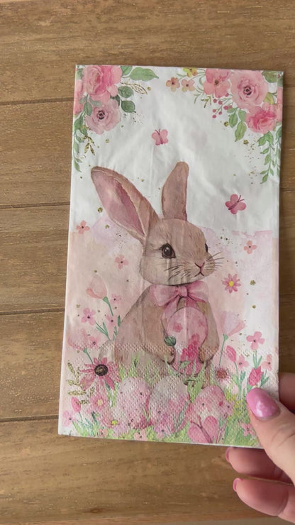 Napkin | Bunny Holding Egg