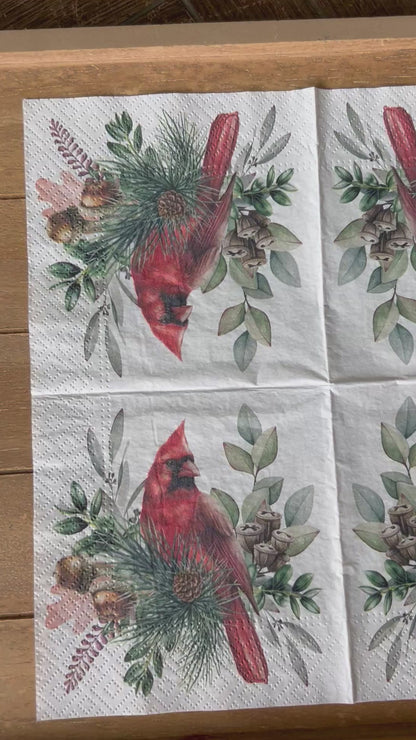 Napkin Bundle | Christmas Cardinals 1