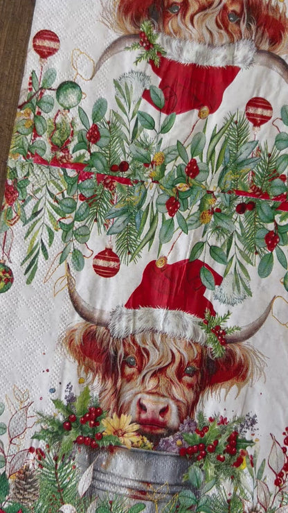 Napkin Bundle | Highland Cows
