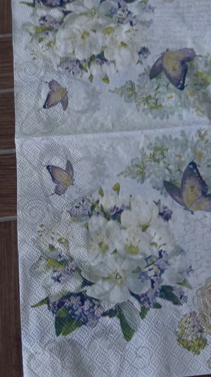 Napkin Bundle | Vintage Floral & Butterfly
