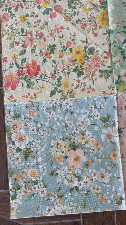 Napkin Bundle | Quad Print Florals