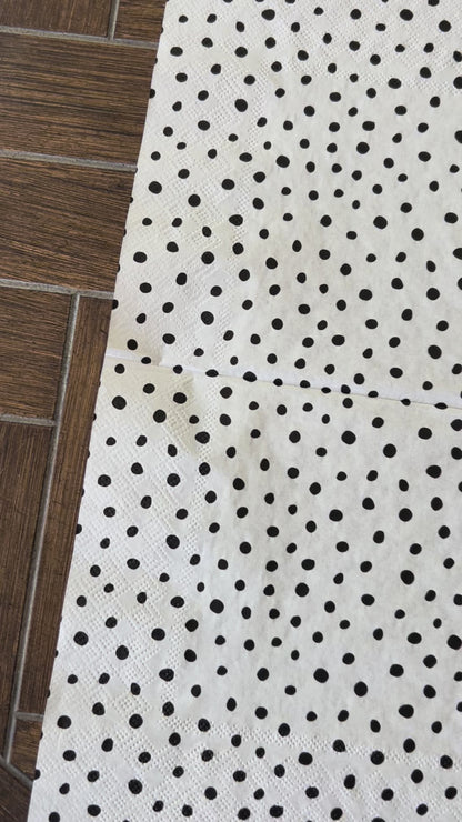 Napkin Bundle | Black & White Pattern Play