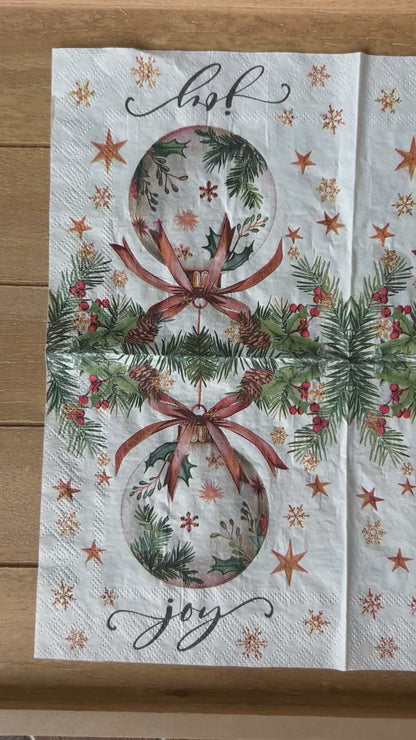 Napkin Bundle | Neutral Christmas Sentiments