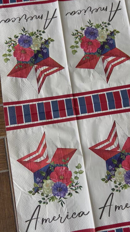 Napkin Bundle | Happy 4th America