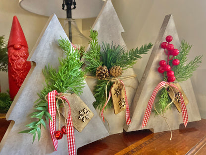 Finished Set | Christmas Tree Trio
