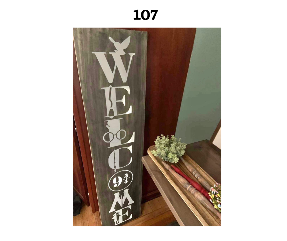 Stencils - Tall Porch Signs (12x48)