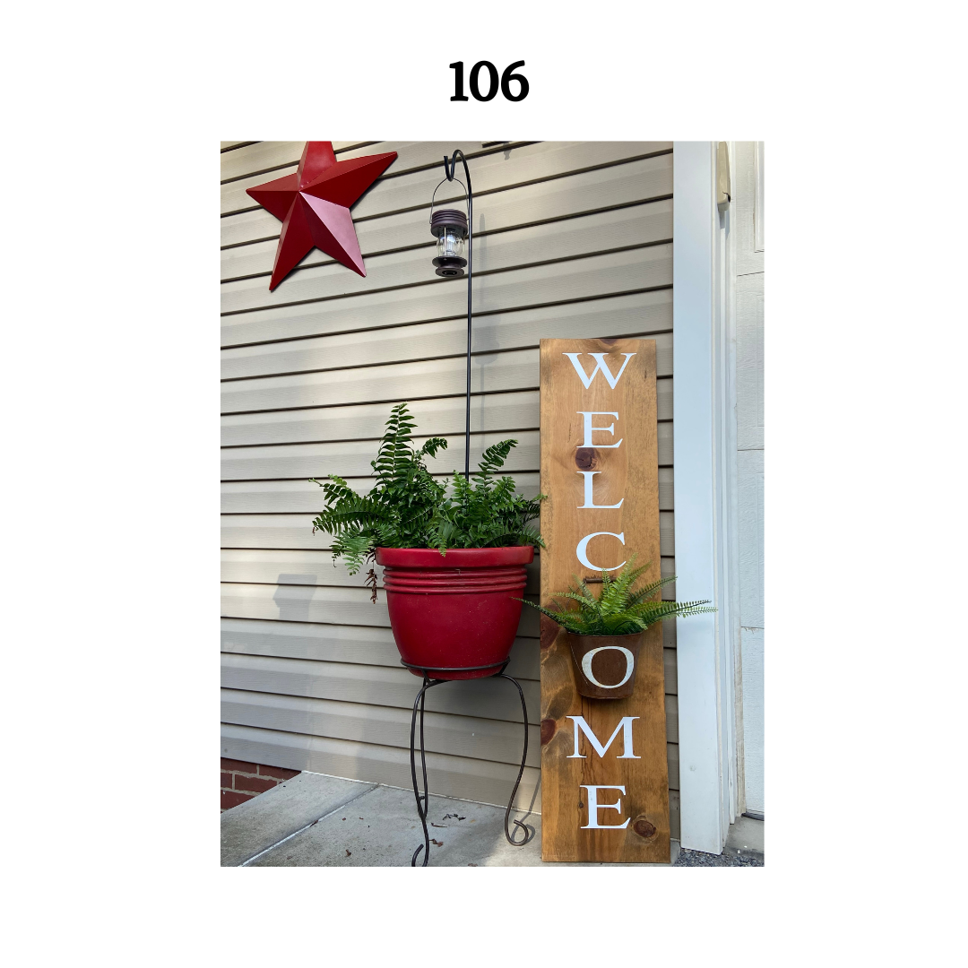 Stencils - Tall Porch Signs (12x48)