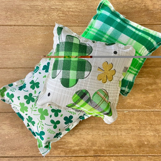 Mini Pillows - St. Patrick’s Day (Set of 3)