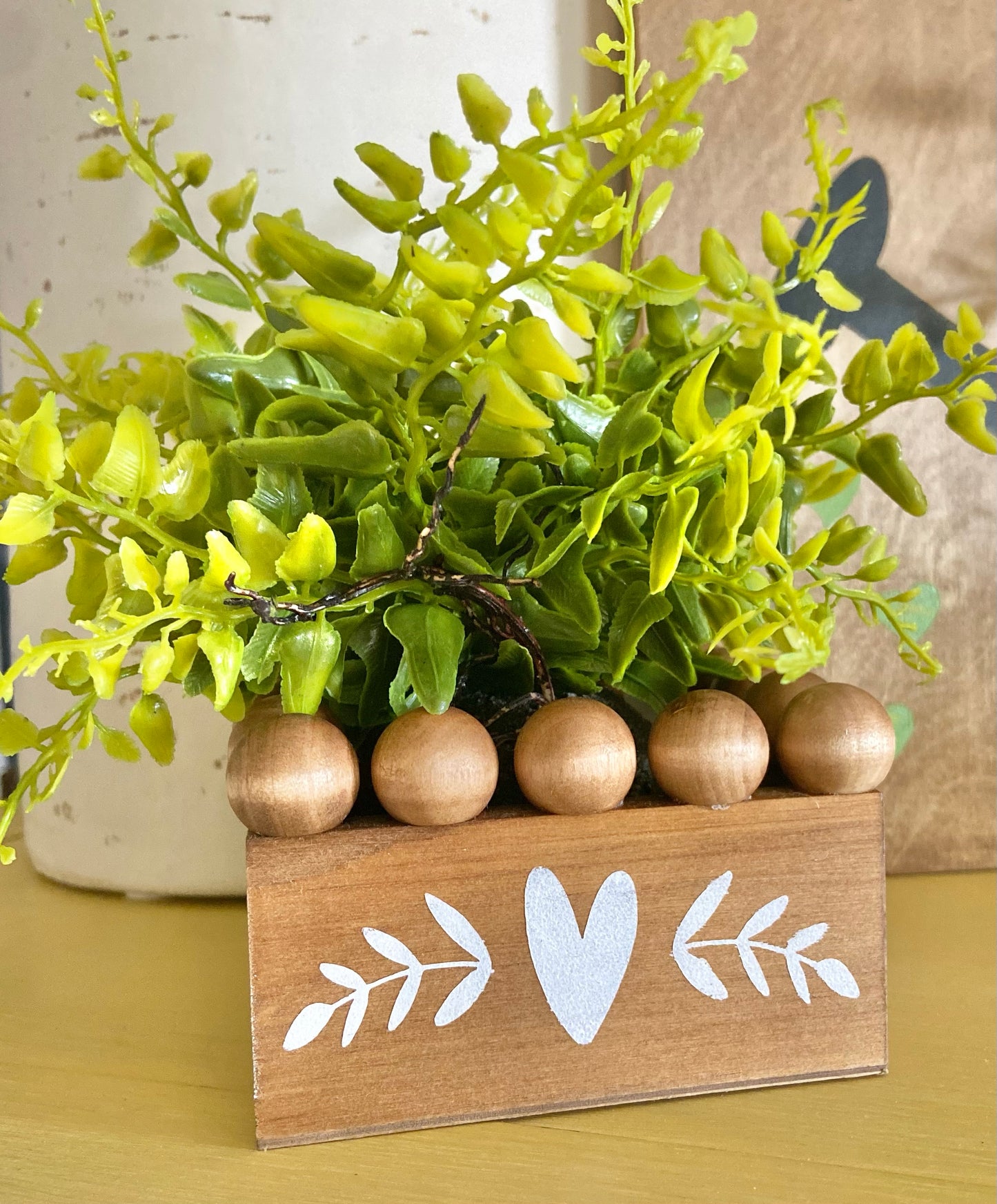 Happiness is Homemade May 2022 - Mini Planter Box with Fern