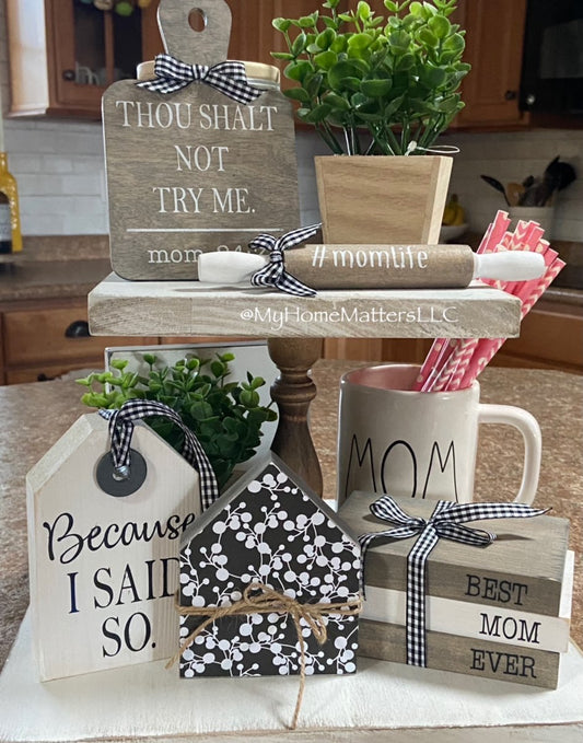 DIY Tiered Tray Set - Mother’s or Grandparent’s Day