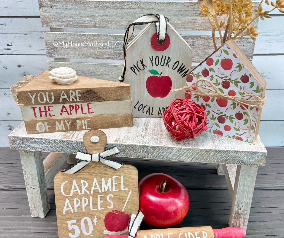 DIY Tiered Tray Set - Apple Theme (Special Edition)