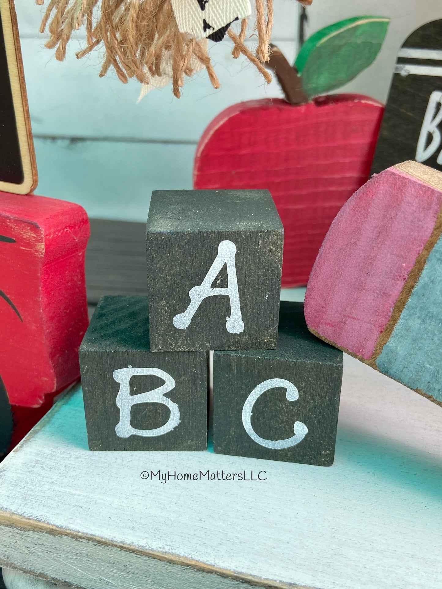 DIY Mini Letter Cubes - ABC/123 Kit (Set of 3)