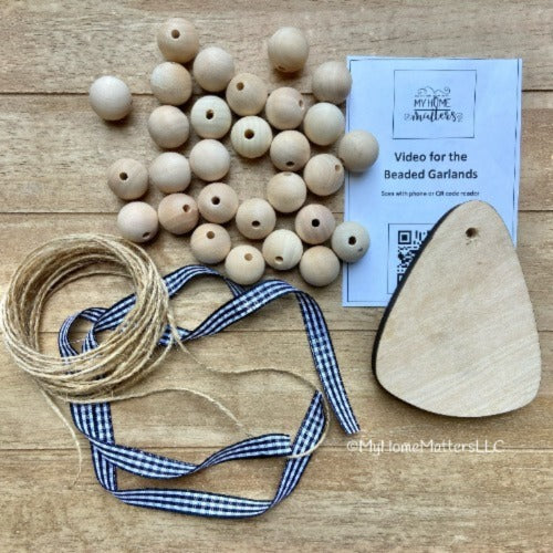 DIY Wooden Bead Kit - Candy Corn