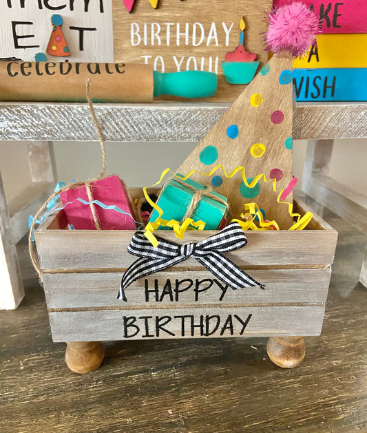 DIY Mini Crate - Birthday (Lmt. Edition)