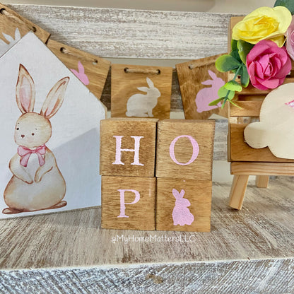 DIY Mini Letter Cubes | Easter