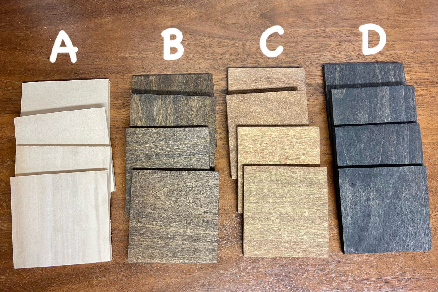 Wood Blanks - Coasters (Set of 4)