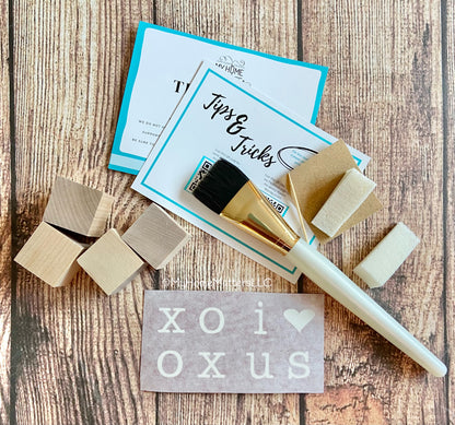 DIY Mini Letter Cubes | Valentines Day