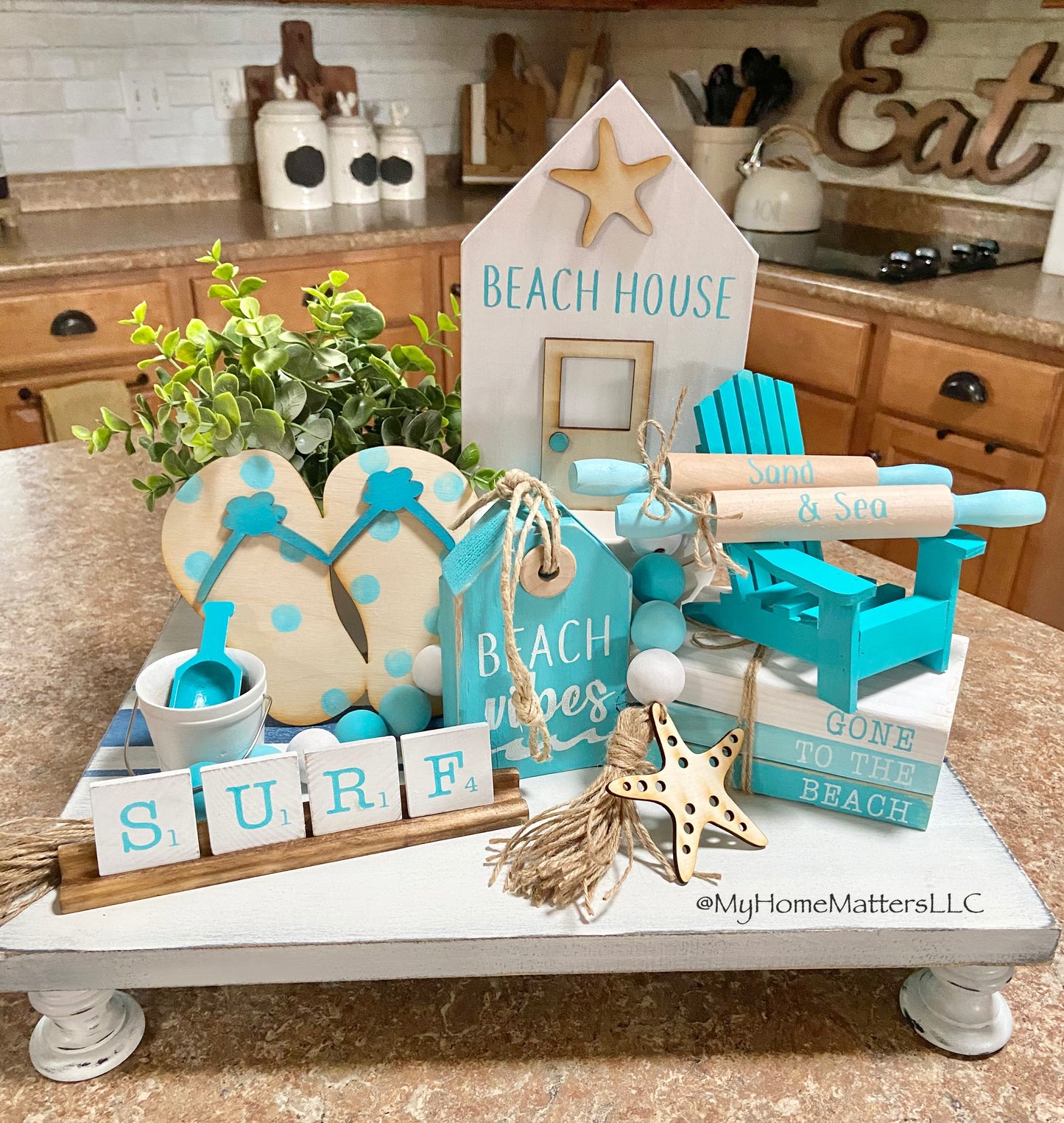 Tiered Tray Set - Beach or Lake