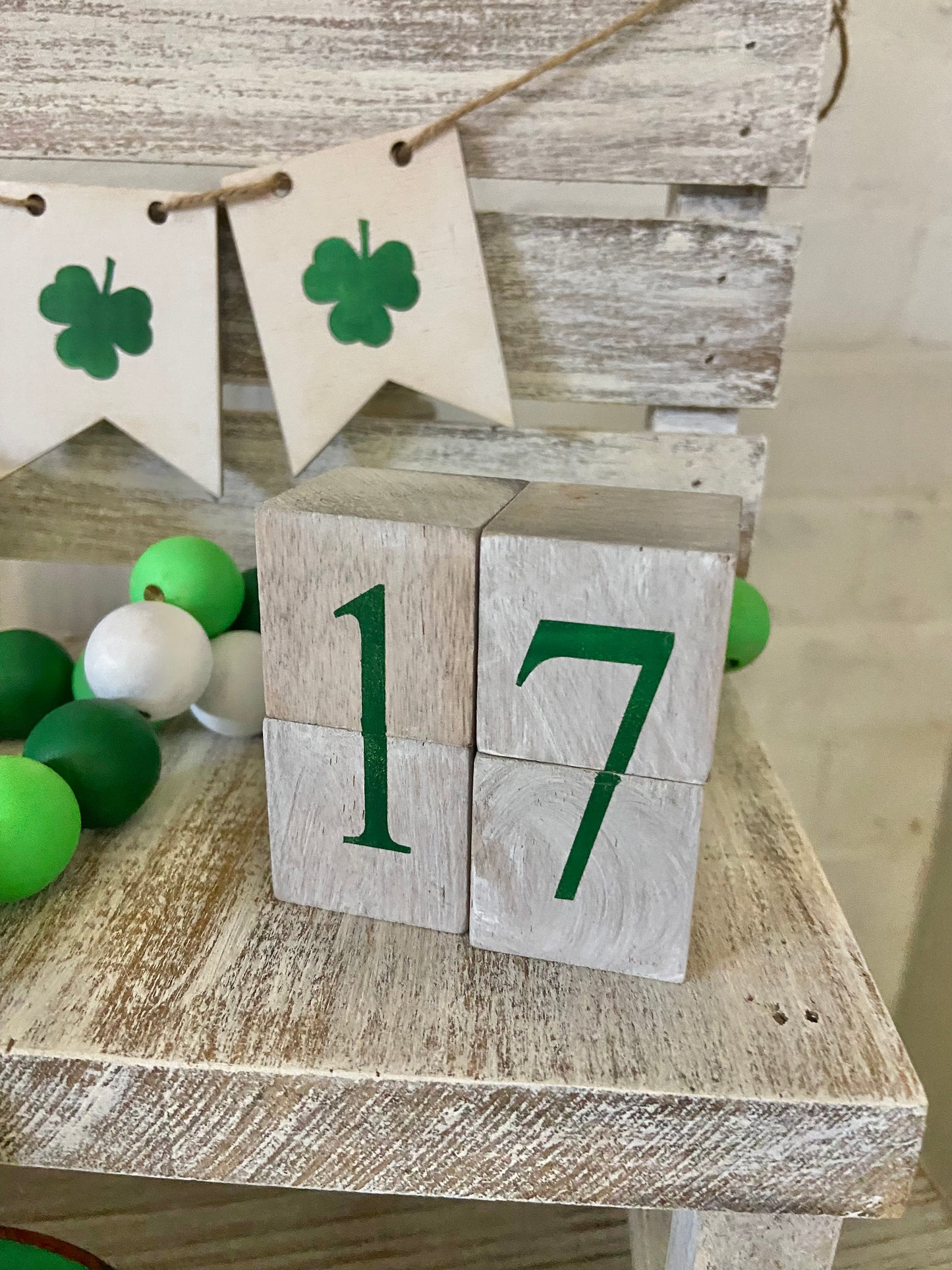 DIY Mini Letter Cubes- St. Patrick’s Day