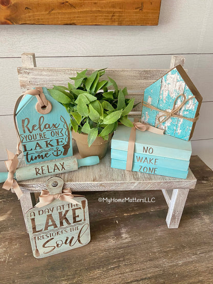 Tiered Tray Set | Lake